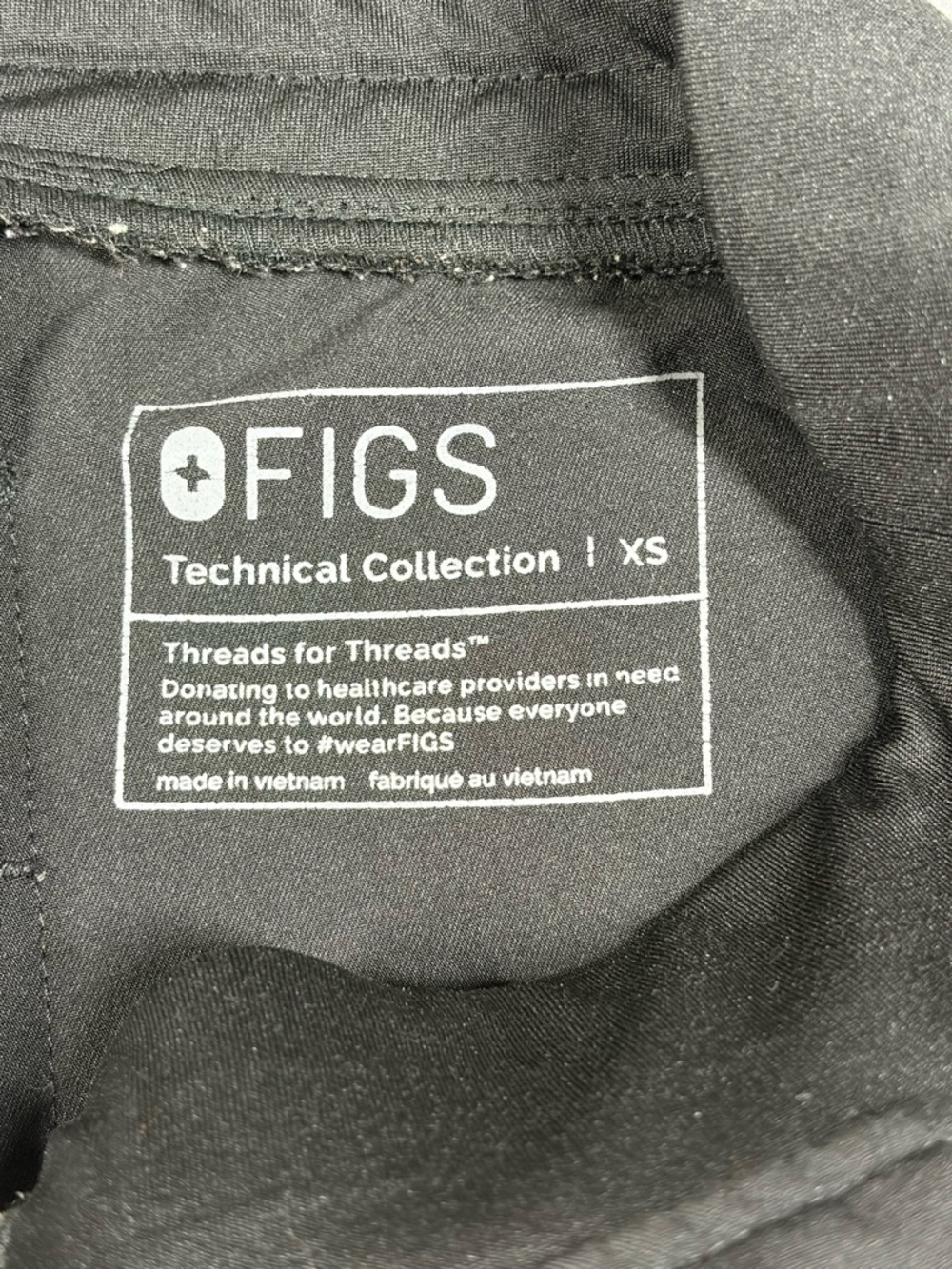 Figs Black Zamora Jogger Pants with Drawstring - Picture 2 of 9